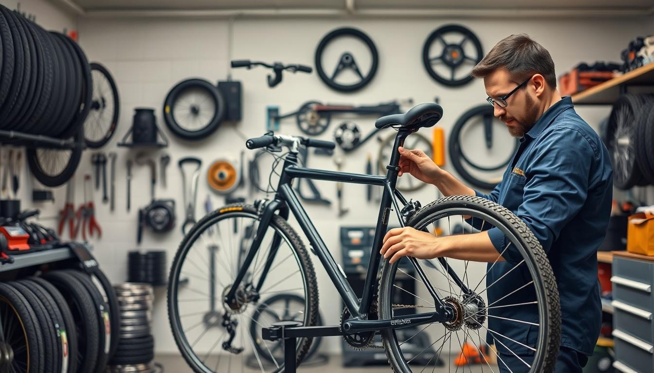 Reparación y mantención de bicicletas